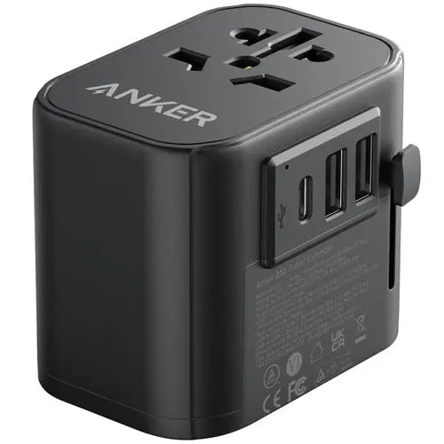 ANKER 312 Outlet Extender 30W With 3 USB Ports - Black