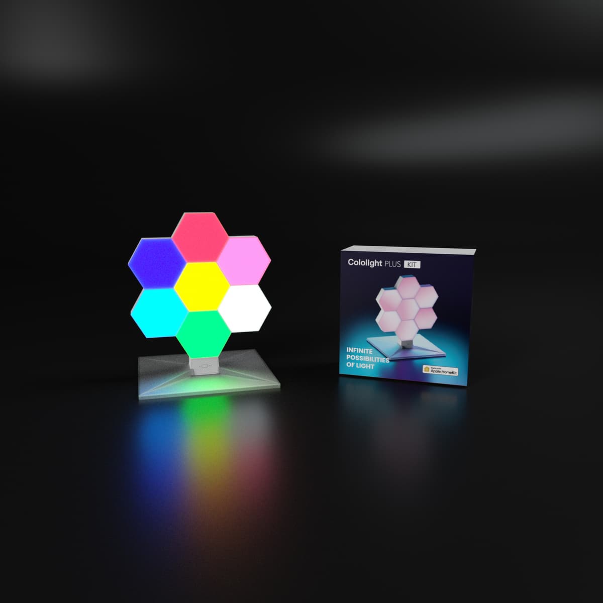 Lifesmart Cololight PLUS KIT - 7 Pack Starter Kit with Stand