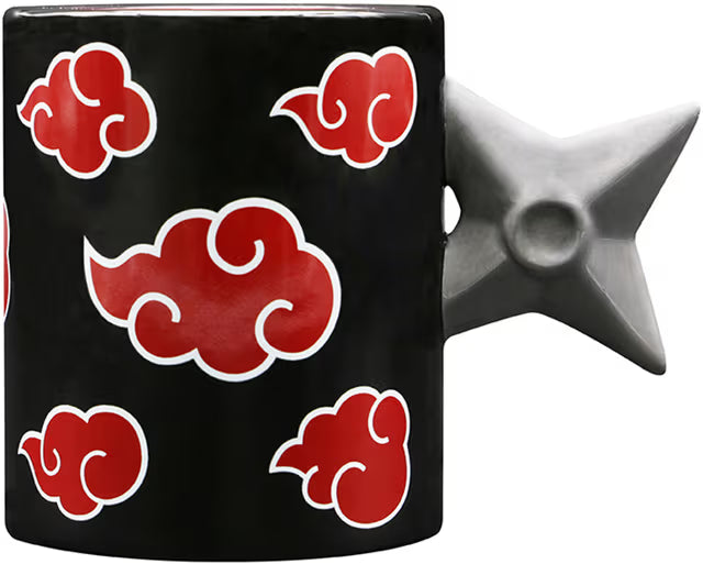 NARUTO SHIPPUDEN - Mug 3D handle - Shuriken Akatsuki x2