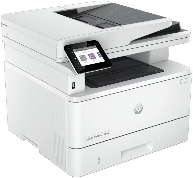 HP LaserJet Pro MFP 4103fdw - 40ppm / 1200dpi / A4 / USB / LAN / Wi-Fi / FAX / Mono Laser - Printer