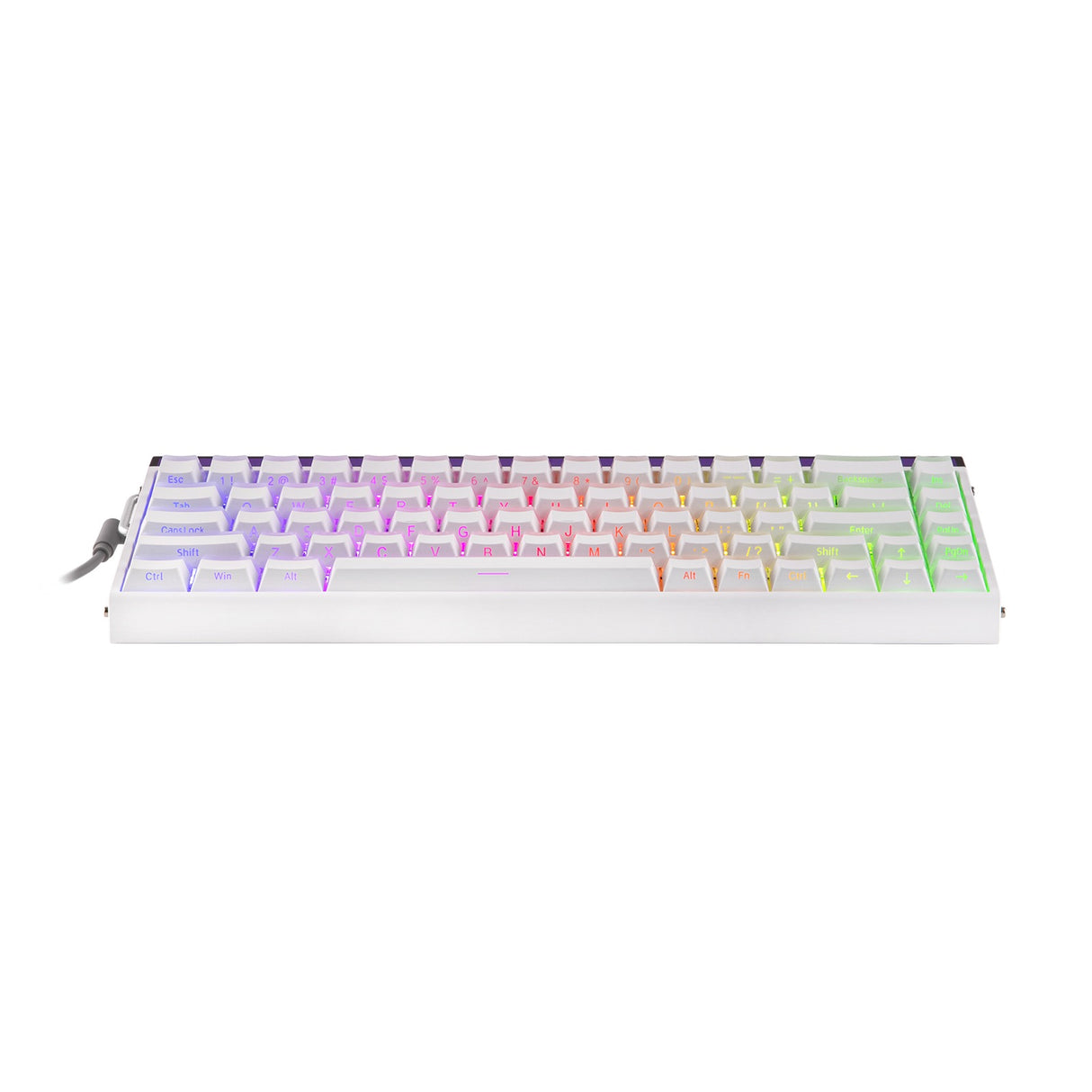 Aula HERO 68HE 68-Key 65% Wired Hot-Swappable Gaming Keyboard Meteor Magnetic Switch - White