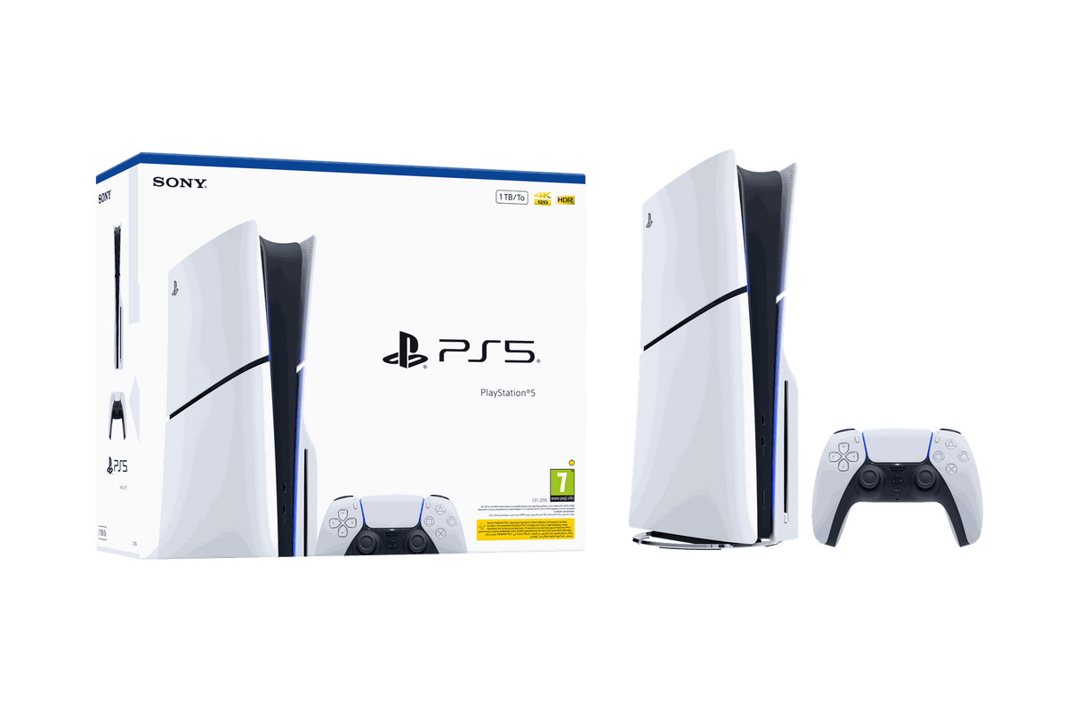 PlayStation 5 Slim Console Disk White - (E Chassis)