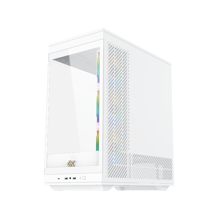 Gaming PC Set Intel Core i5-14400F, RTX 5070, 16GB RAM With 27" QHD Monitor & Gamax Chair + RGB Table (White Edition)