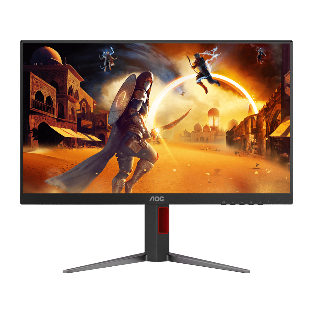AOC 24G4H 24 Inch 200Hz FHD HDMI 2.0 0.3ms IPS Gaming Monitor - Black