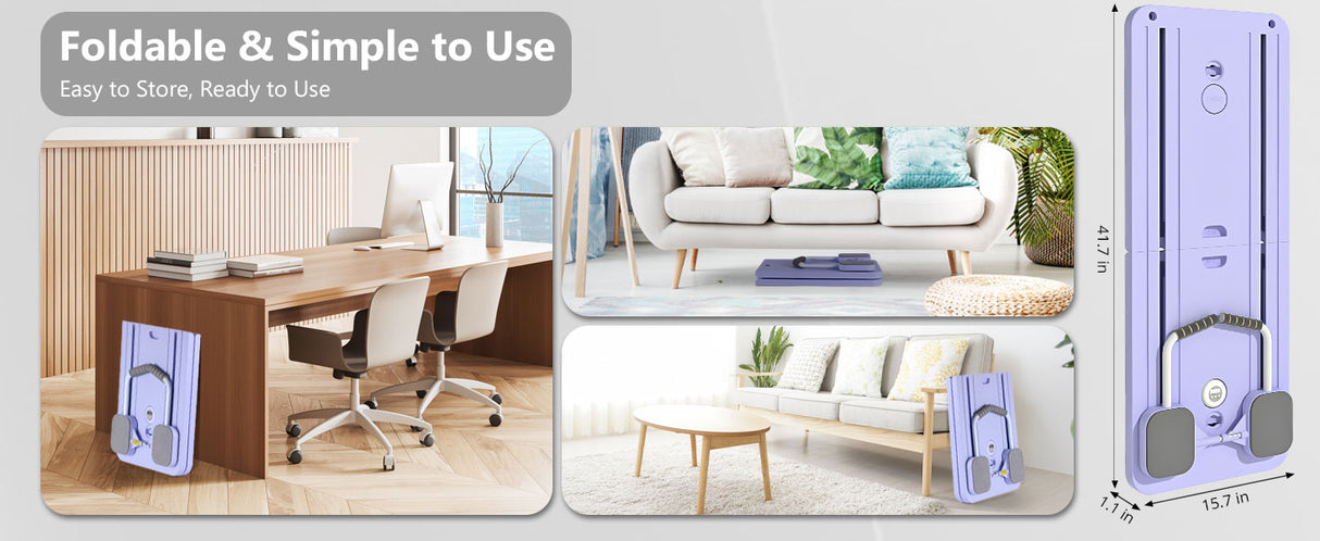 Black Bull 5 in 1 Multi-Purpose Foldable Pilates Reformer Board for Home Workout