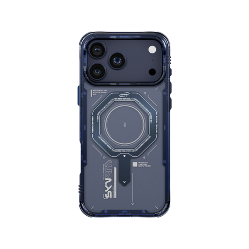 Skinarma Magma Protective Case with Reinforced Bumpers & Aluminium ide Buttons For iPhone 17 Pro Max - Blue