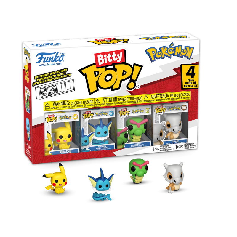 Bitty Pop! Games: Pokemon - Pikachu 4pk