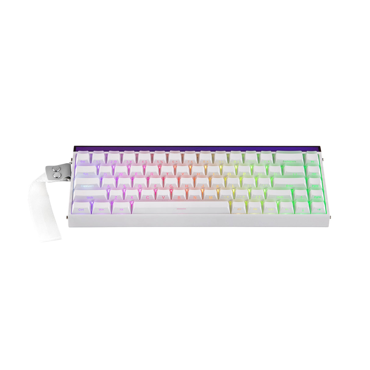 Aula HERO 68HE 68-Key 65% Wired Hot-Swappable Gaming Keyboard Meteor Magnetic Switch - White