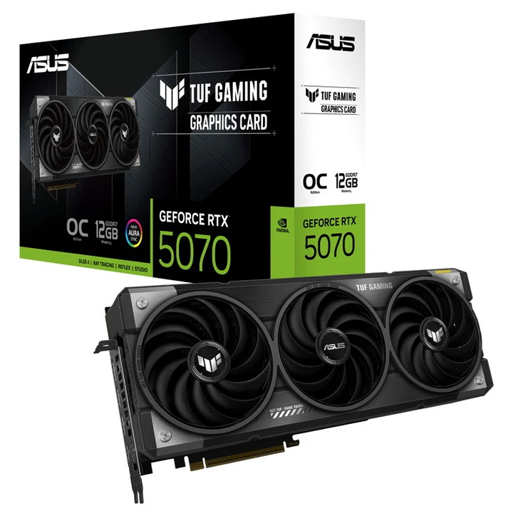 Asus TUF Gaming GeForce RTX 5070 OC 3 FAN Edition 12GB