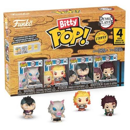 Bitty Pop! Animation: Demon Slayer - Inosuke 4Pk