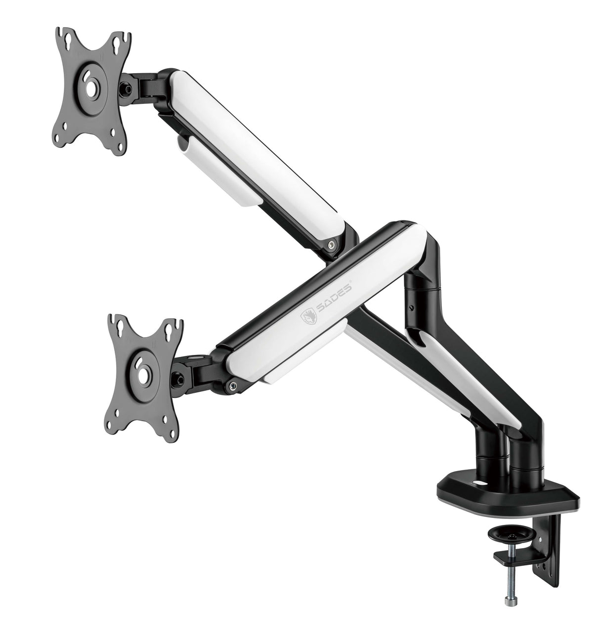 Sades Apep SA-MS02 Dual Monitor Mount Arm (Max Screen size 32"/9KG Per ARM)