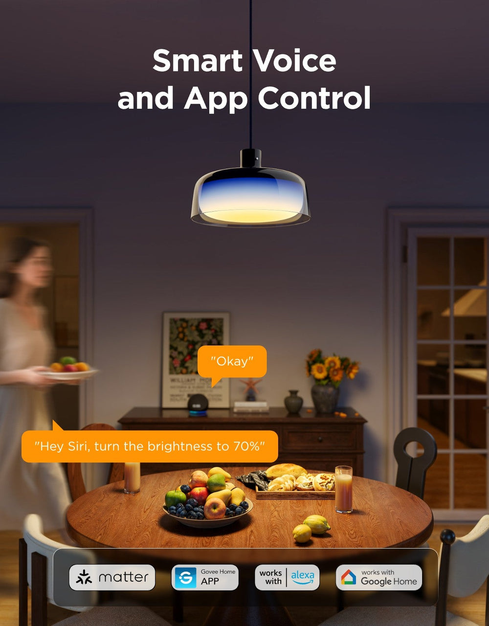 Govee RGBICWW Pendant light - H60C1