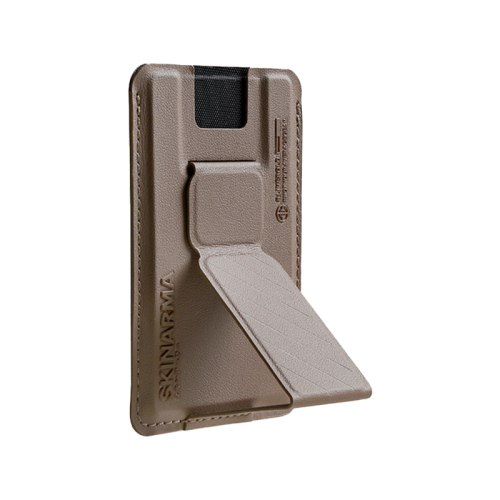 SKINARMA MAG-CHARGE CARD HOLDER WITH GRIP STAND KADO CHAMPAGNE