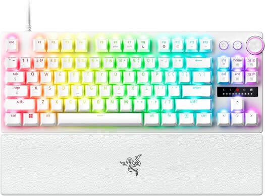 Razer Huntsman V3 Pro Tenkeyless Keyboard- White