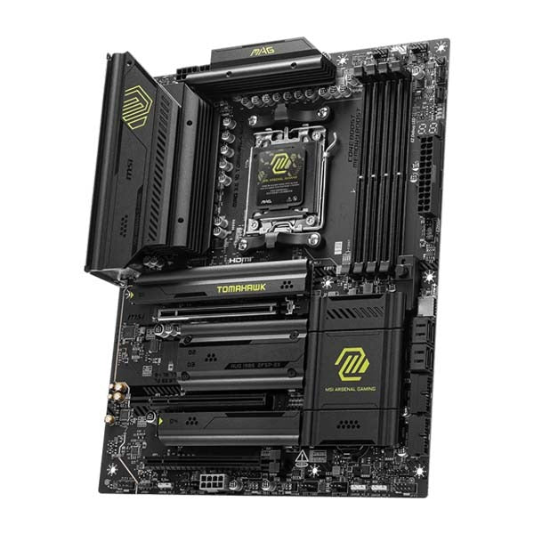 لوحة أم MSI MAG X870 TOMAHAWK WIFI DDR5 AMD ATX - أسود