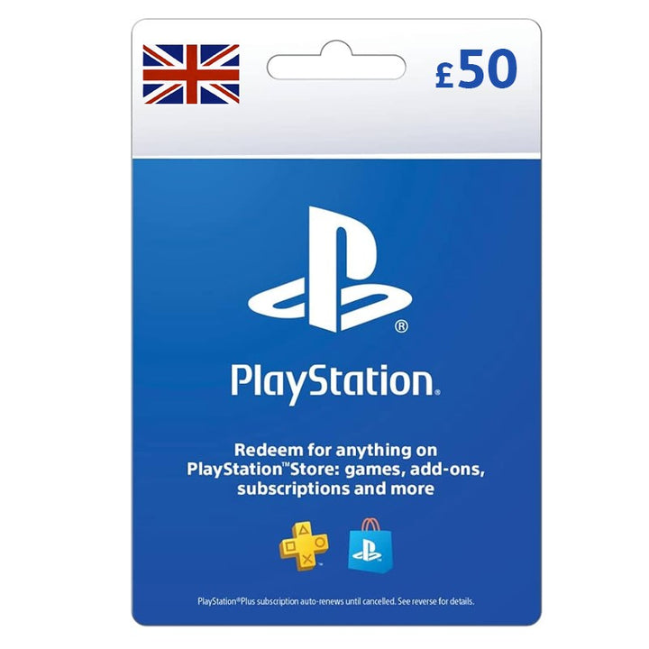 Sony Playstation / PSN Gift Card 50£ - UK (SMS Delivery)