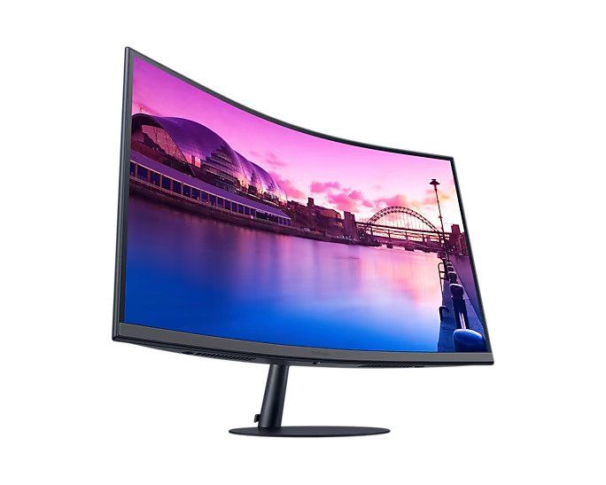 Samsung Monitor 27 inch Curved Monitor With 1000R Curvature - LS27C390EAMXUE