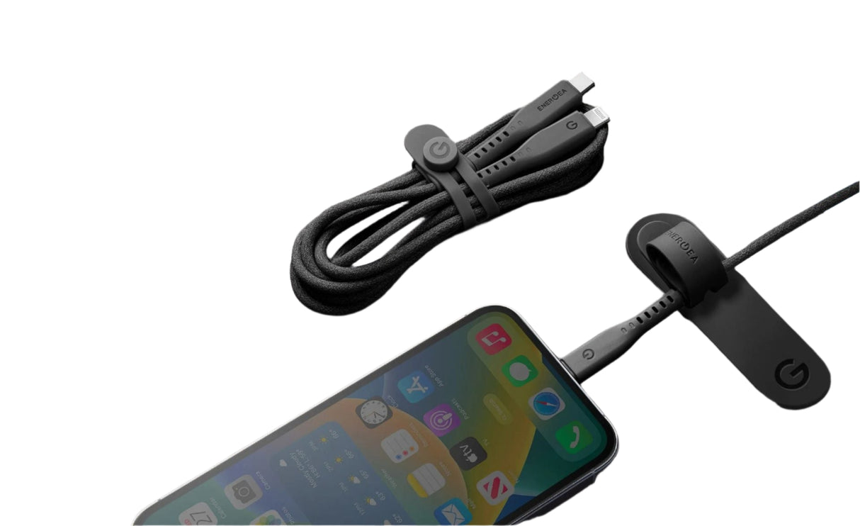 Energea Flow USB-C to Lightning Cable 1.5M - Black