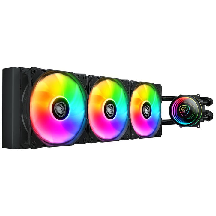 Cougar Cooling Poseidon Elite ARGB 360mm AIO Liquid CPU Cooler - Black