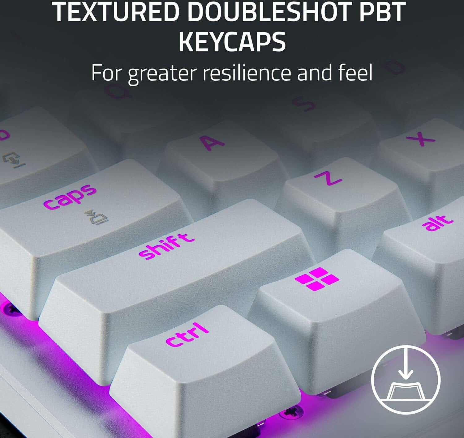 Razer Huntsman V3 Pro Tenkeyless Keyboard- White