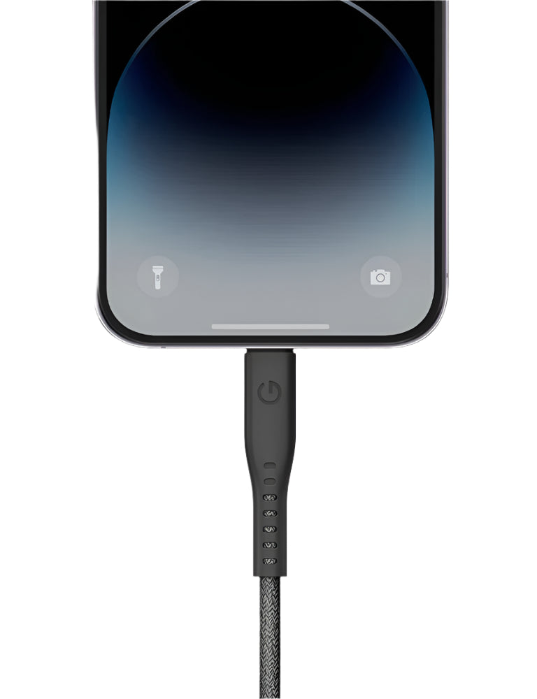 Energea Flow USB-C to Lightning Cable 1.5M - Black