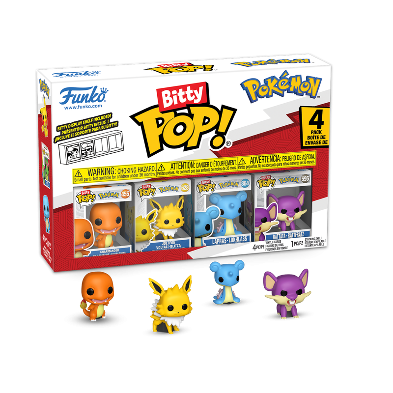 Bitty Pop! Games: Pokemon - Charmander 4pk