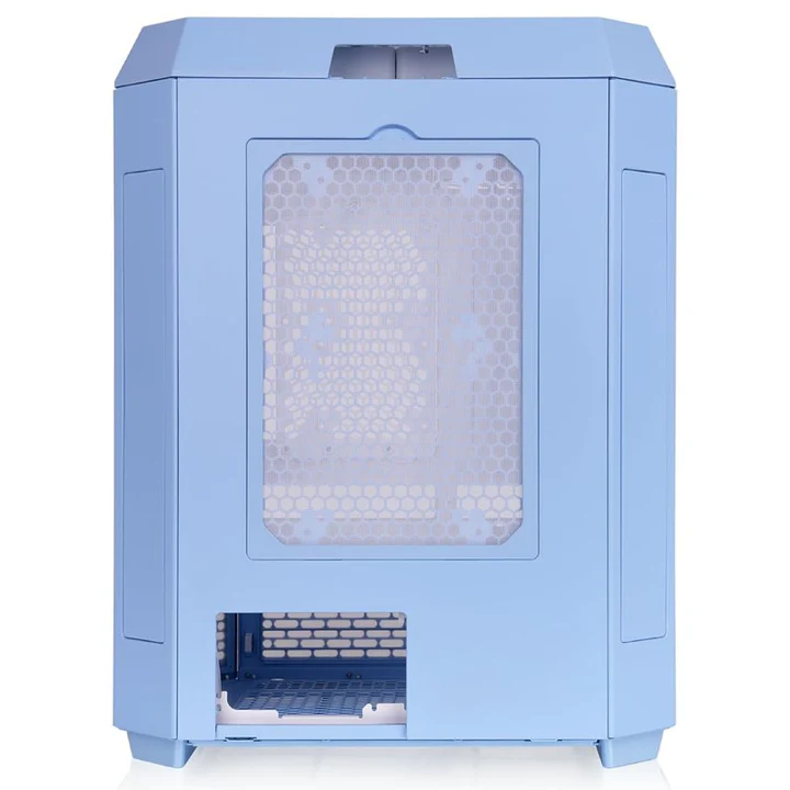 Thermaltake The Tower 600 ATX Mid Tower Gaming PC Case - Hyndrangea Blue (2 PWM Fans Included)