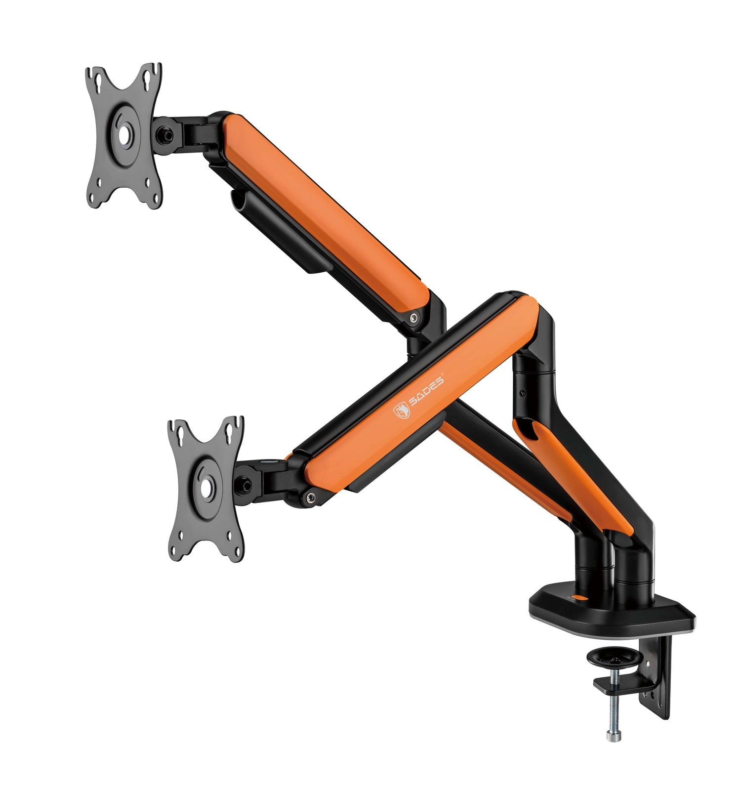 Sades Apep SA-MS02 Dual Monitor Mount Arm (Max Screen size 32"/9KG Per ARM)