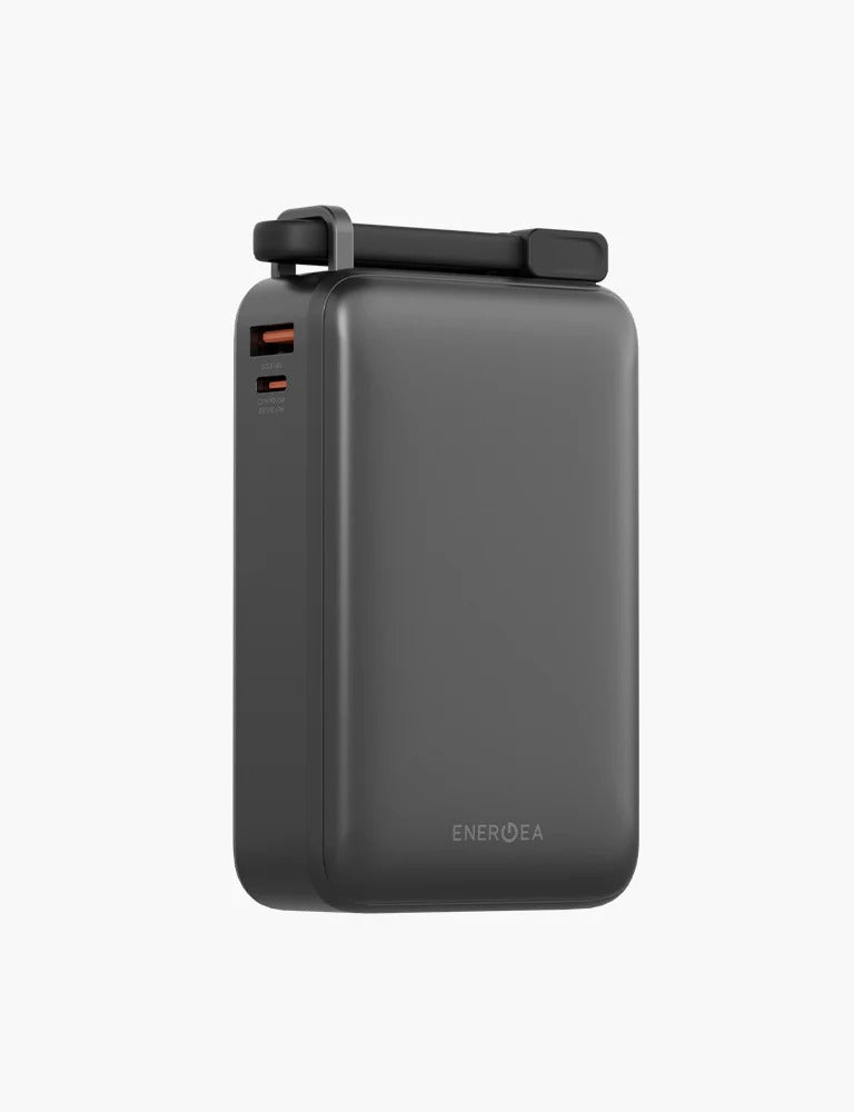 ENERGEA COMPAC ULTRA 67, 20000MAH POWERBANK WITH BUILT IN USB-C CABLE PD67W - GUN