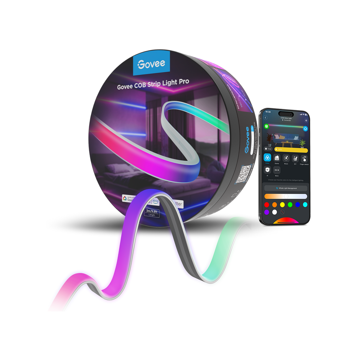 Govee COB Strip Light Pro 3M - H61E5