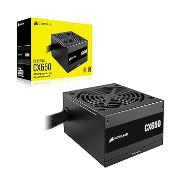 CORSAIR CX Series CX650 650 Watt 80 PLUS Bronze ATX Power Supply (UK)
