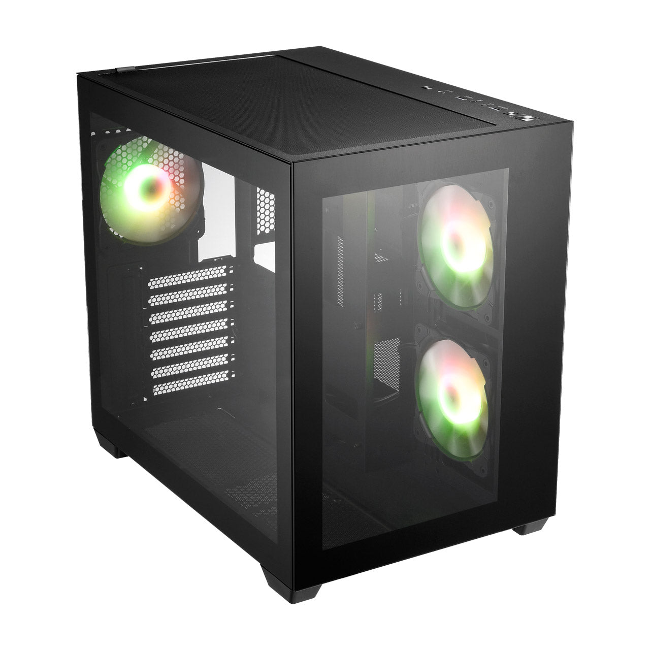 PC CASE FSP CMT380 Mid Tower Atx - Black