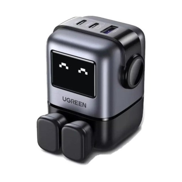 UGREEN Nexode RG 65W 3-Port GaN Fast Charger UK Grey CD361 CD361-25686