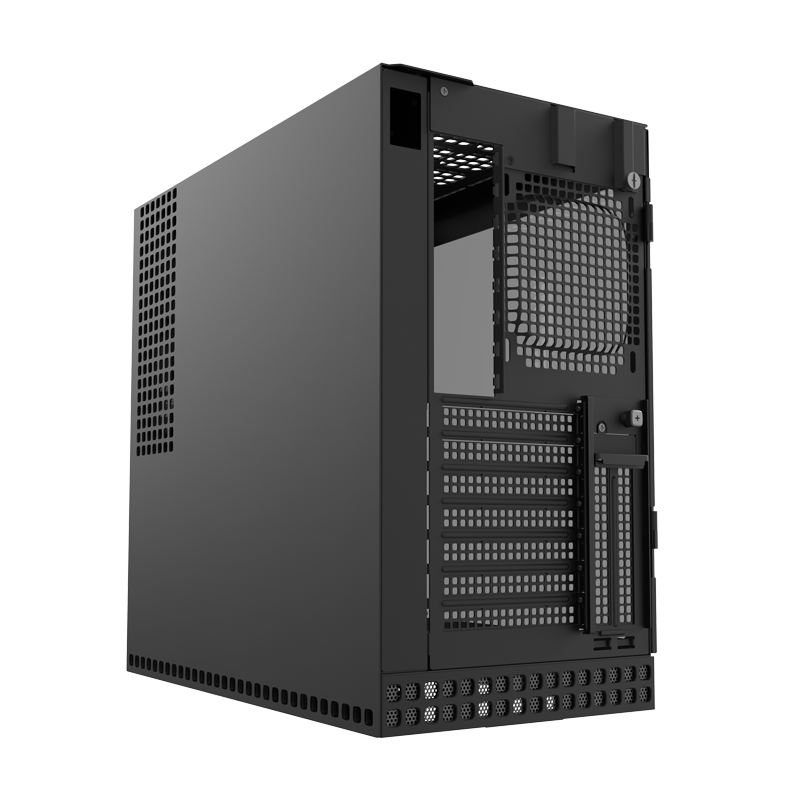 Geometric Future Model 4 Caliburn Compact 35L with enhanced flexibility ATX PC Case - Black