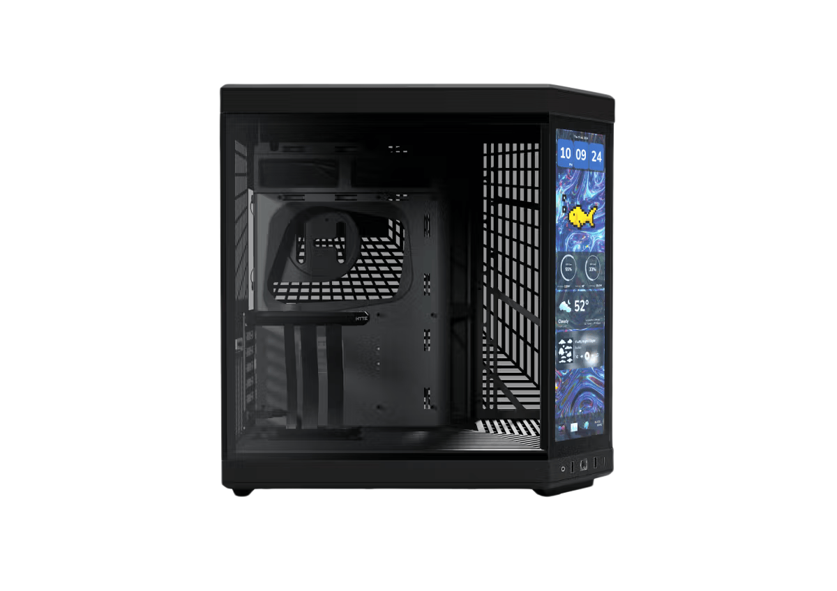 HYTE Y70 Touch Infinite Mid Tower Gaming Case - Black