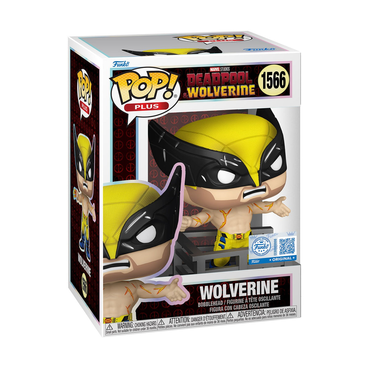 POP PLUS! MARVEL: DEADPOOL 3 - WOLVERINE (FINALE)(EXC) - 10cm