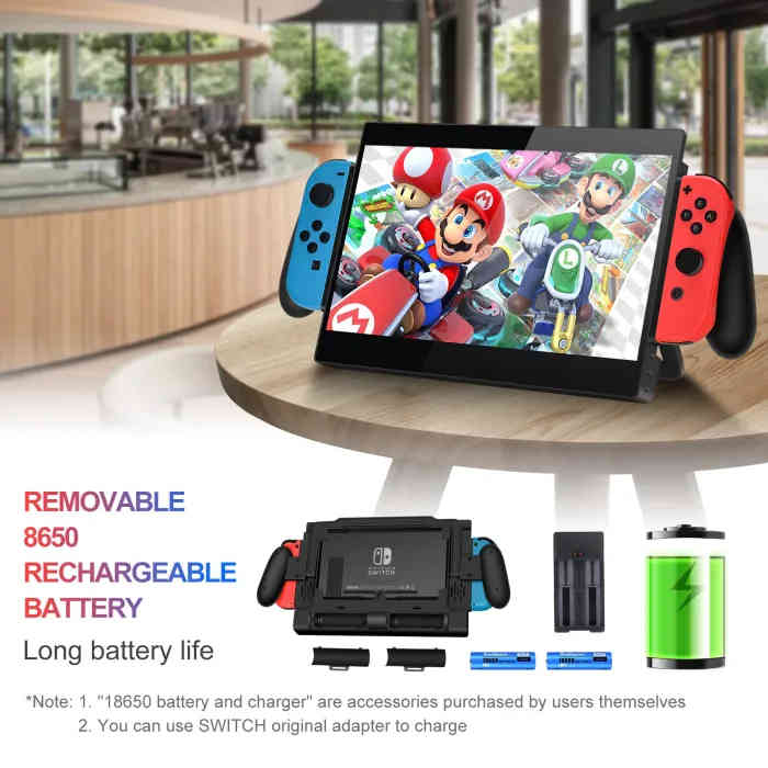 G-Story 10.1" Portable All in One HD, IPS Monitor Screen For Nintendo Switch