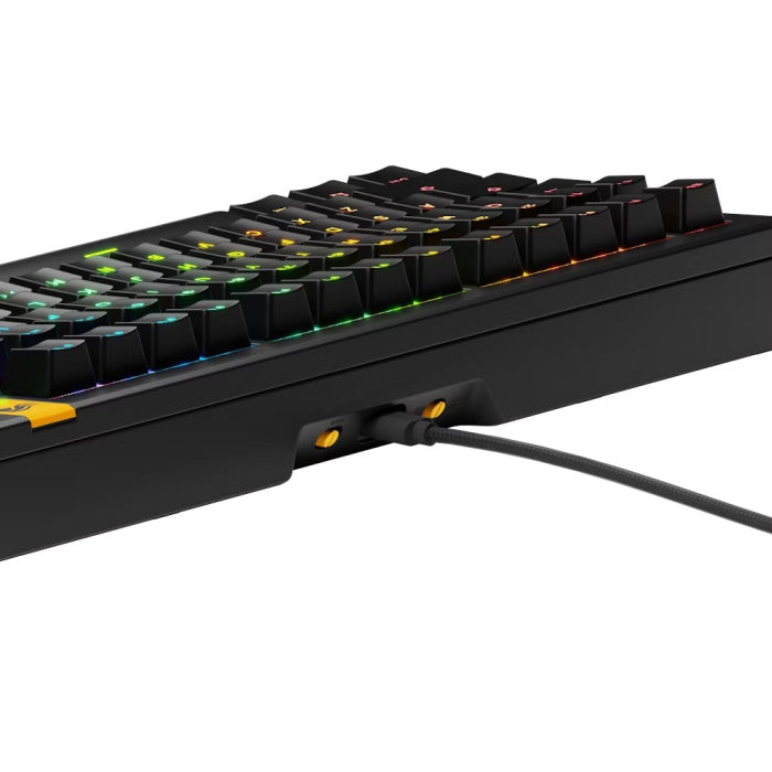 Glorious GMMK 3 75% Prebuilt Wired Mechanical Gaming Keyboard - Black (Arabic Layout)