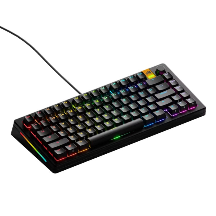Glorious GMMK 3 75% Prebuilt Wired Mechanical Gaming Keyboard - Black (Arabic Layout)