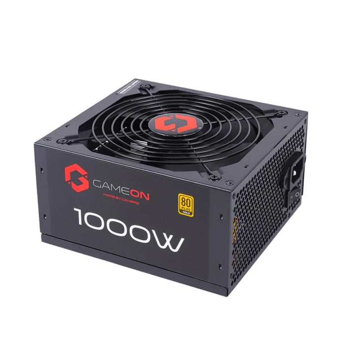 GameOn psw spy2 1000 Watts 80 Plus Gold Value Gaming Power Supply - Black