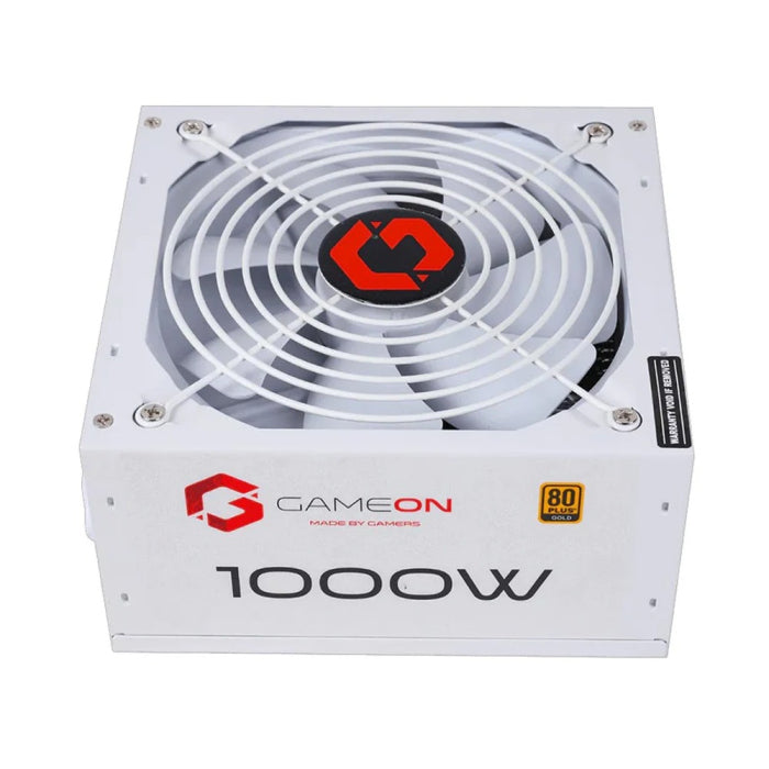 GameOn psw spy2 1000 Watts 80 Plus Gold Value Gaming Power Supply - White