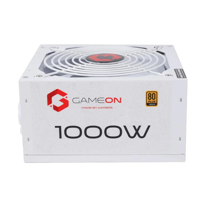 GameOn psw spy2 1000 Watts 80 Plus Gold Value Gaming Power Supply - White