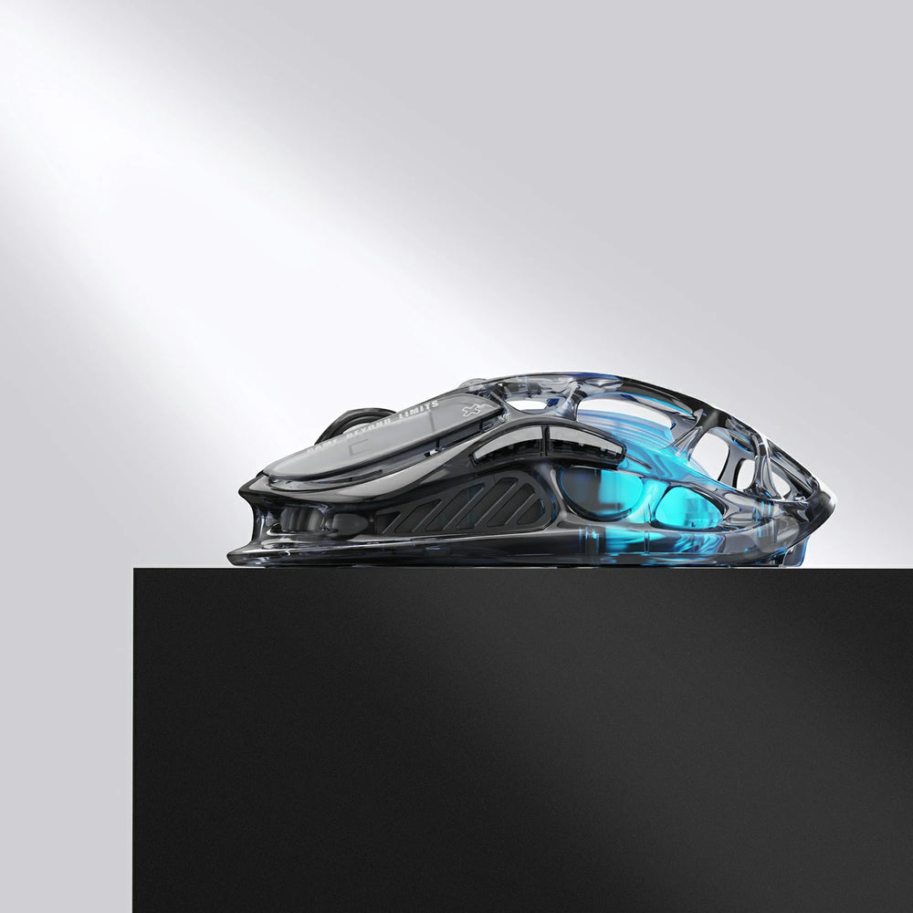 GravaStar Mercury M2 Wireless Gaming Mouse - Transparent Black
