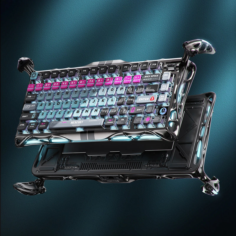 GravaStar Mercury V75 Pro 75% Hall Effect Magnetic Switch Gaming Keyboard - Cyberpunk