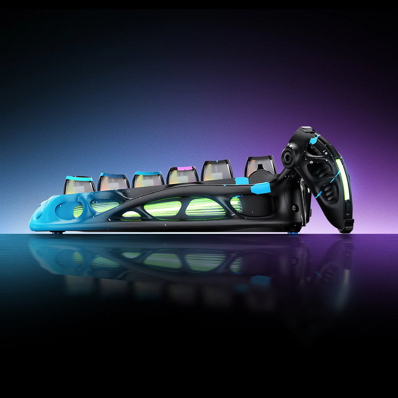 GravaStar Mercury V75 Pro 75% Hall Effect Magnetic Switch Gaming Keyboard - Neon Graffiti