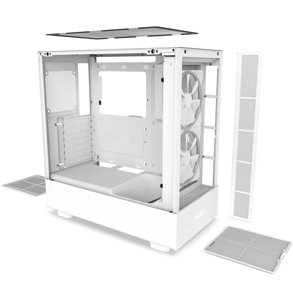 NZXT H Series H5 Elite Edition ATX Mid Tower - White