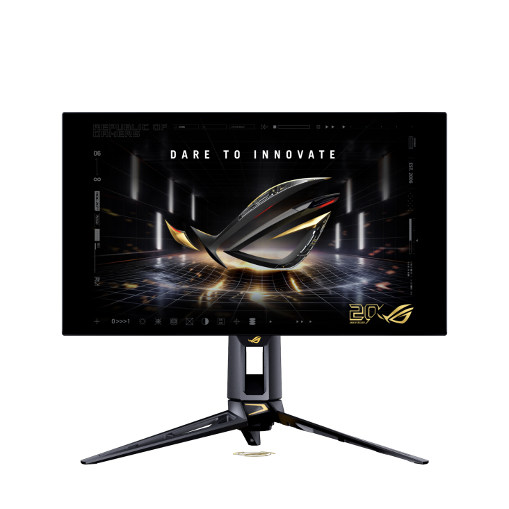 Asus ROG Swift OLED PG27AQWP-G EDITION 20 27" Dual Mode (QHD 540Hz OR FHD 720HZ) Response time 0.02ms, HDMI 2.1, Neo Proximity Sensor Flat Gaming Monitor - Black 90LM0CF0-B02971