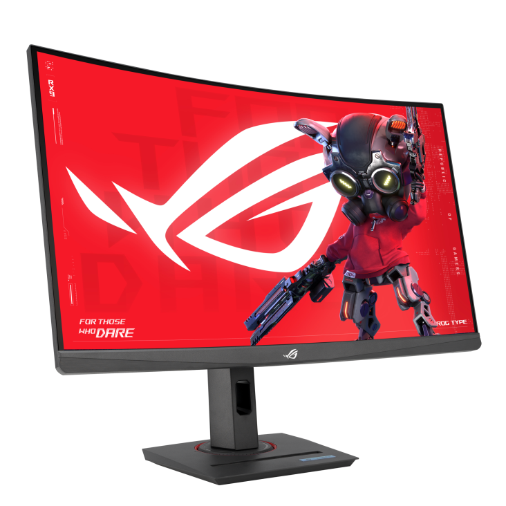 Asus ROG Strix XG27WCMS 27" QHD (2560 x 1440) , 280Hz Refresh Rate, 1ms Response time, HDMI 2.1, VA, FreeSync Premium Curved Gaming Monitor - Black