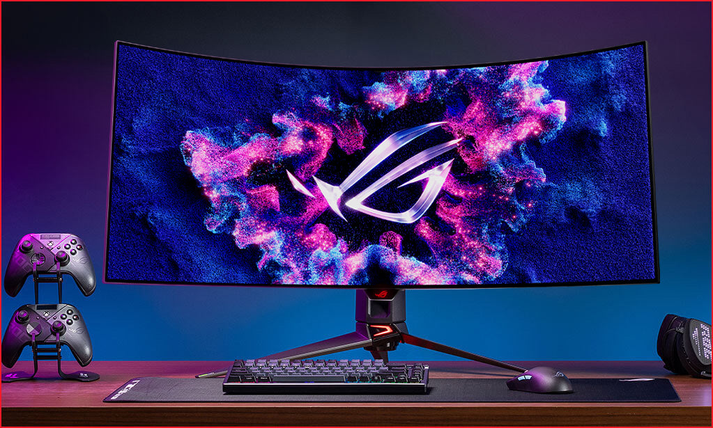 High Performance Gaming PC Bundle Intel Core Ultra 9, RTX 5090, 64GB RAM With ASUS ROG Asus Rog Swift OLED PG39WCDM, 39",ultrawide 3440 x 1440, 240Hz, 0.03ms,G-SYNC Curved Gaming Monitor