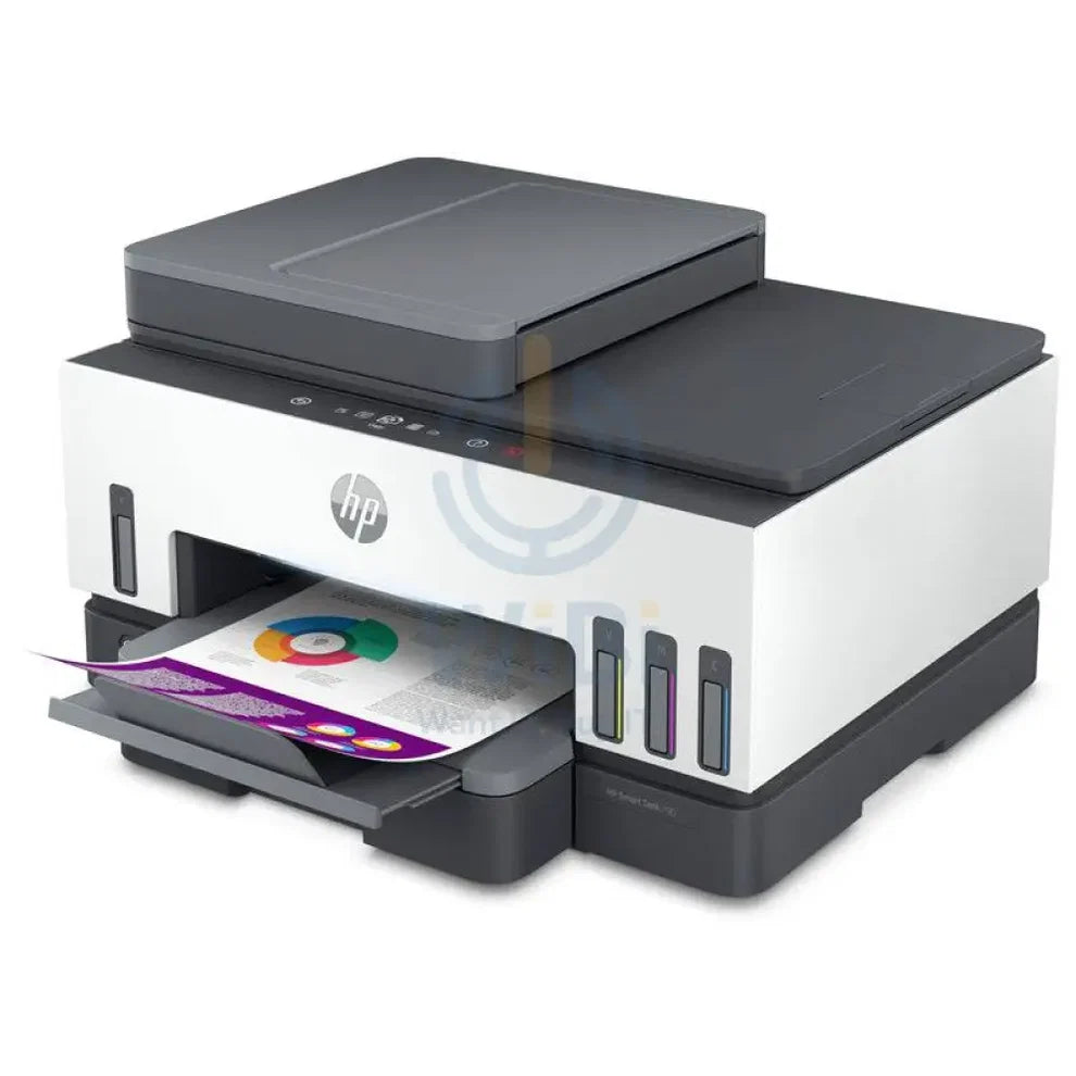 HP Smart Tank 790 AIO - 15ppm / 4800dpi / A4 / USB / LAN / Wi-Fi / FAX / Bluetooth / Color Inkjet - Printer